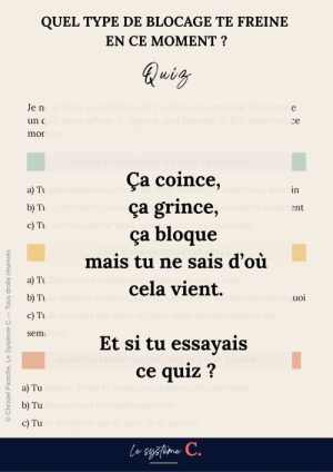 Quiz : quel type de blocage te freine actuellement ?